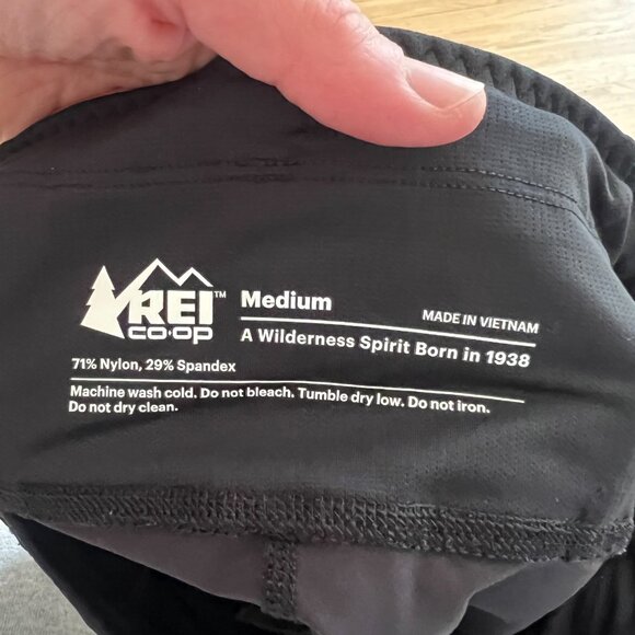 REI Co-op Swiftland 7/8 Running Tights Black Women's Size Medium - Picture 8 of 9